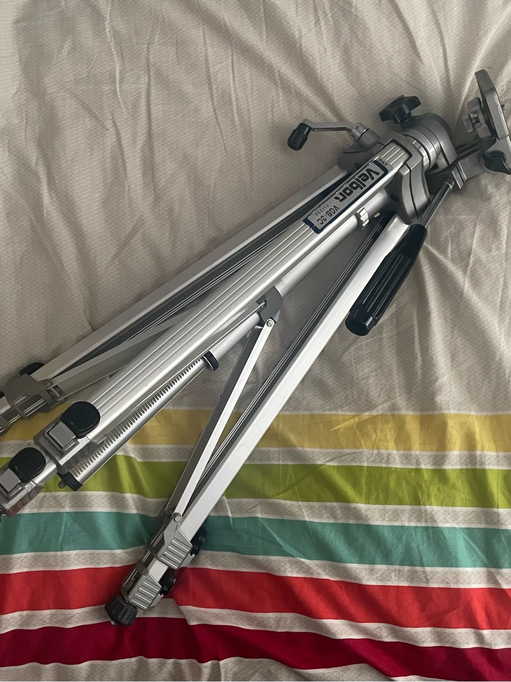 Velbon VGB-3C Aluminum Camera Tripod Pan/Tilt Head 55 in $45 OBO